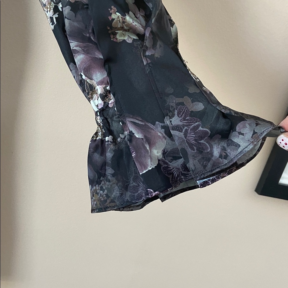 ALLSAINTS Zoey Margeaux Floral Mini Dress Size 6 - Picture 4 of 11